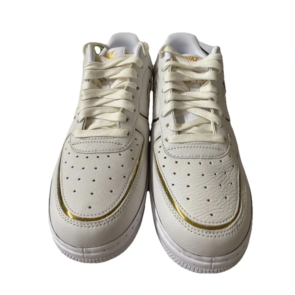 Nike By You Air Force 1 Cristiano Ronaldo White Gold | DN2501 991 Men Size 8